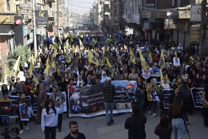 Rallies denounce Turkish attacks on NE Syria