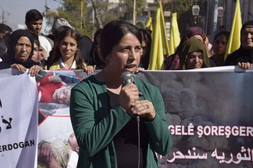 Rallies denounce Turkish attacks on NE Syria