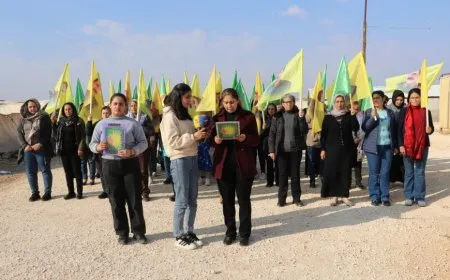 Afrin-Shahba women condemn torture, extermination against leader Ocalan