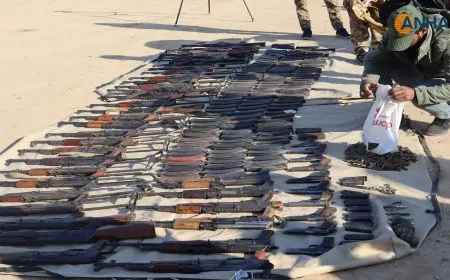 quantity of weapons, ammunition seized in " Enduring Security" operation