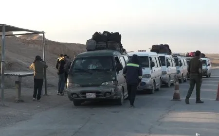 DAA receives thousands of returnees from Aleppo, following Aleppo clashes