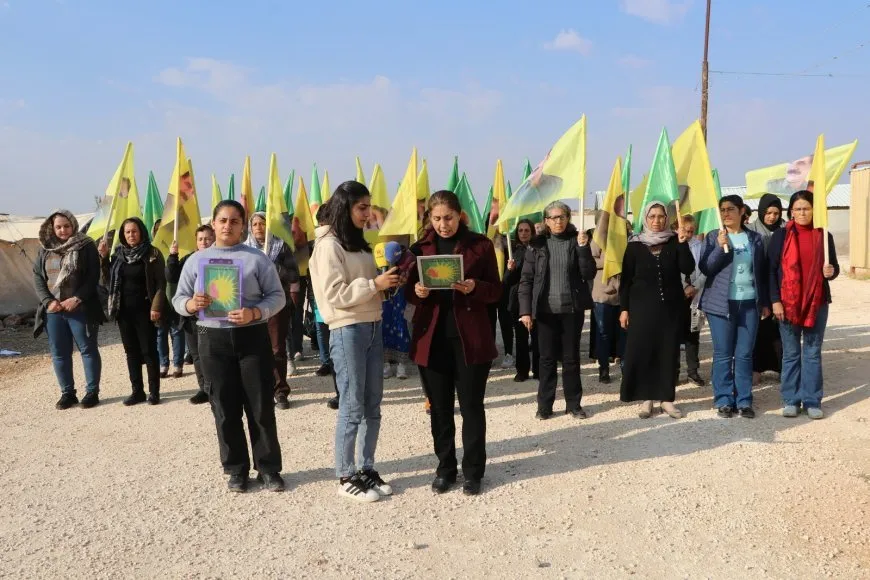 Afrin-Shahba women condemn torture, extermination against leader Ocalan