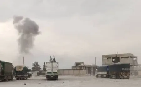 Turkish occupation bombs Aoun al-Dadat crossing