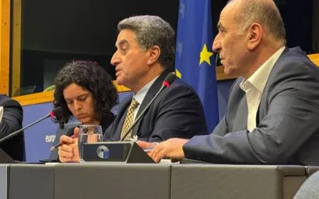 AANES representative meets with Leftist Parties in European Parliament