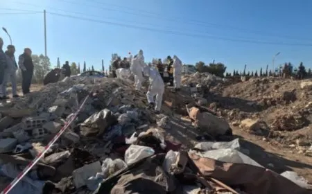 number of victims of mass graves in Syria is up to 1,455