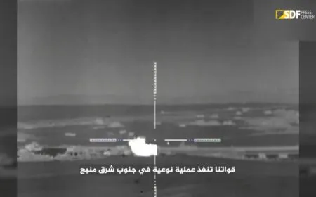 Several positions of Turkish mercenaries destroyed southeast of Manbij