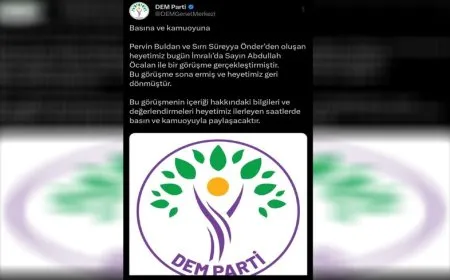 DEM Party to disclose details of meeting with leader Ocalan