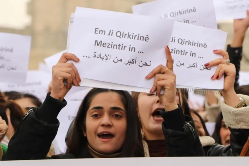 Thousands protest against attacks on NE Syria