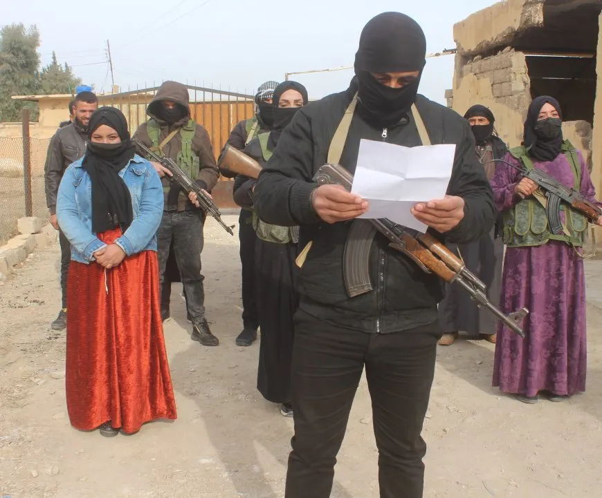 Group of youth from Tal Hamis Joins military forces
