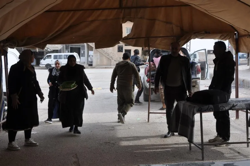 Aid collection point in Al-Hol to support IDPs of Afrin and Aleppo