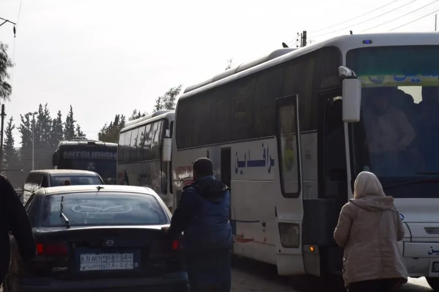 Cities of NE Syria receive more IDPs from Afrin, Shahba