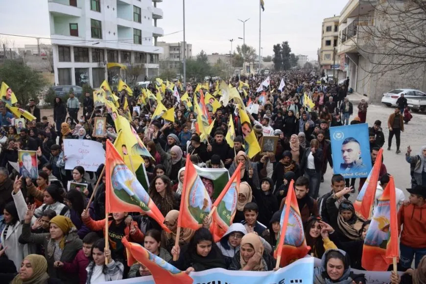 Thousands in Kobani: Our message is to live in democratic Syria