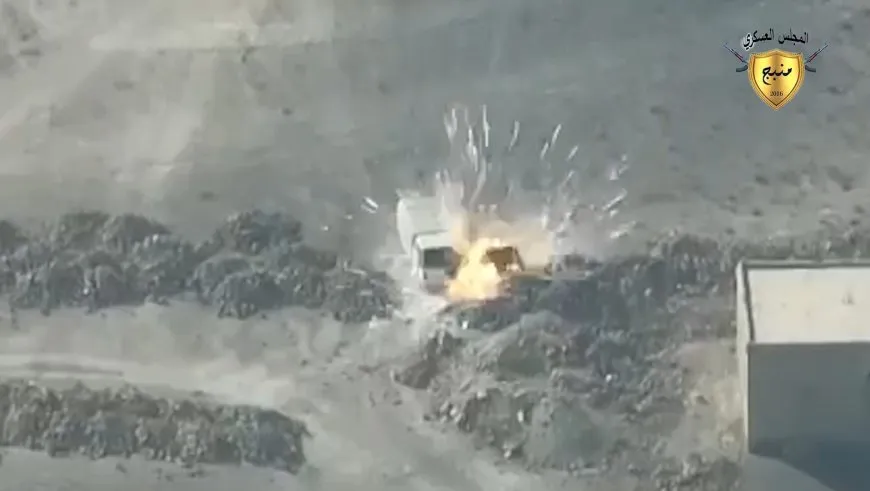 In the video... Operations against Turkish occupation mercenaries in vicinity of Tishrin Dam