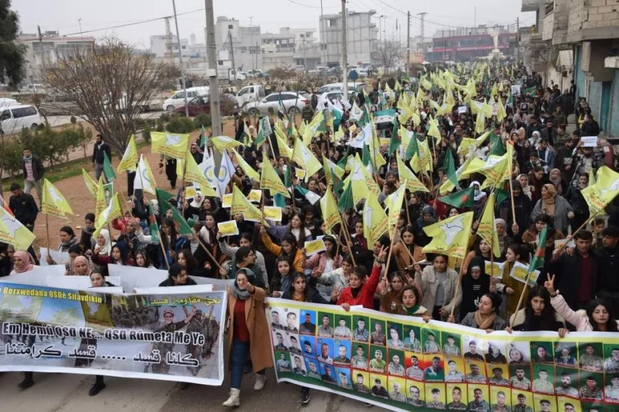 Massive rallies in three cantons in support of SDF