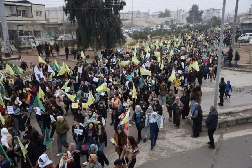 Massive rallies in three cantons in support of SDF