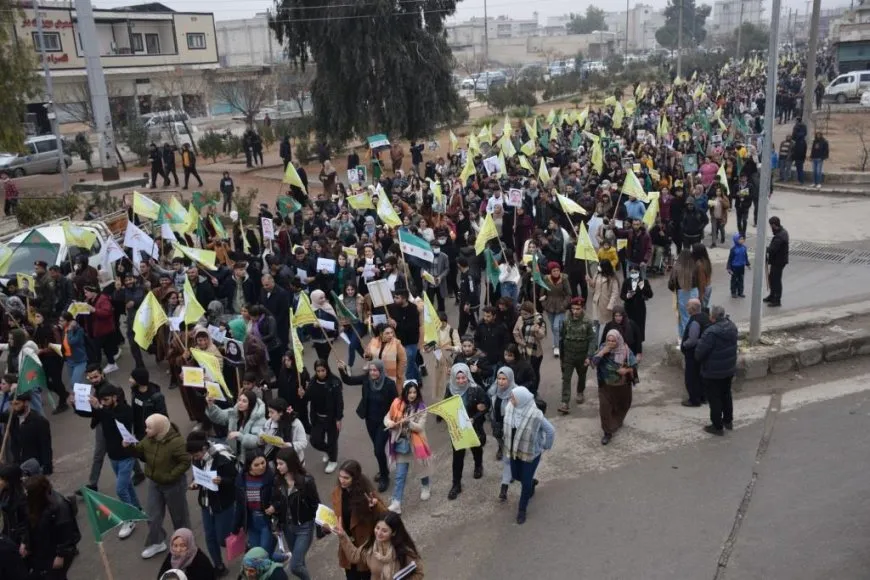 Massive rallies in three cantons in support of SDF