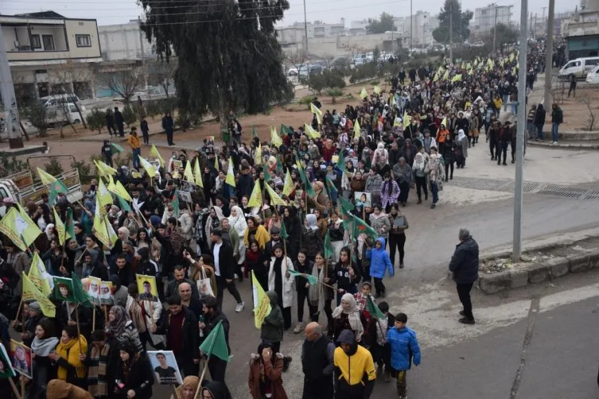 Massive rallies in three cantons in support of SDF