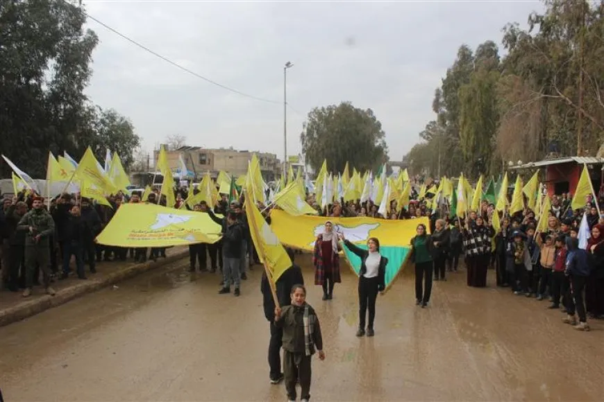 Massive rallies in three cantons in support of SDF