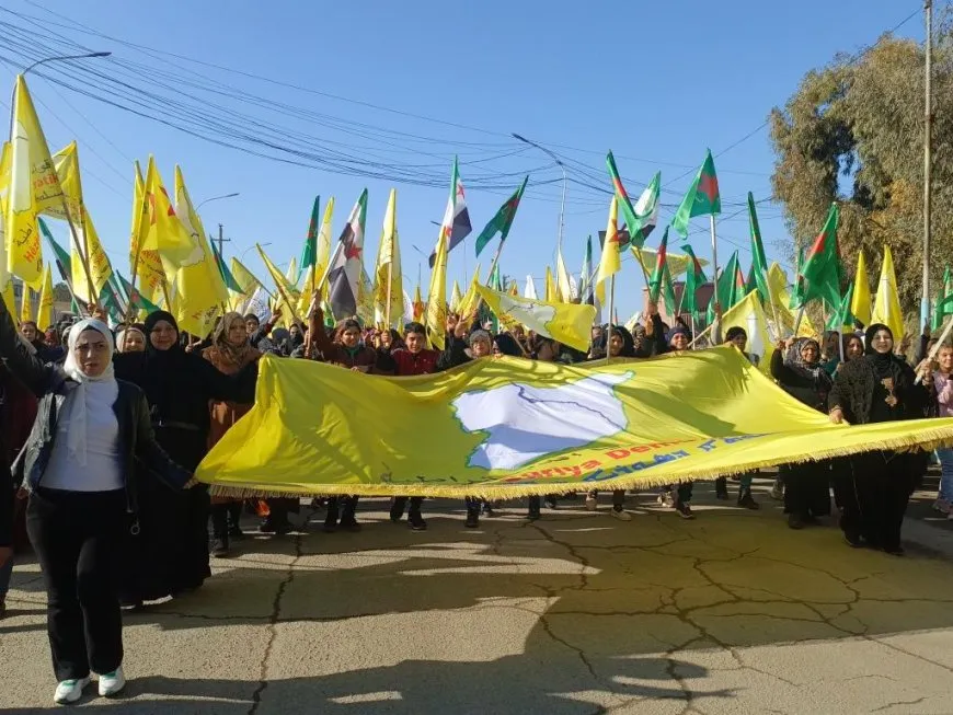 Massive rallies in three cantons in support of SDF