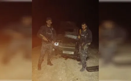Turkish occupation armored vehicle destroyed east of Manbij
