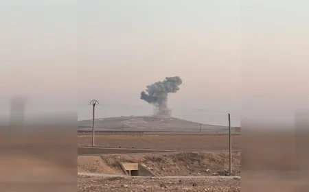 Turkish occupation warplanes bomb southern Kobani