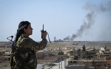 Over course of 38 days, what are the official statistics of battles in NE,Syria?