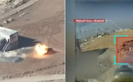 16 military vehicles of Turkish mercenaries destroyed, including 3 tanks, southeast of Manbij and north of Tishrin Dam