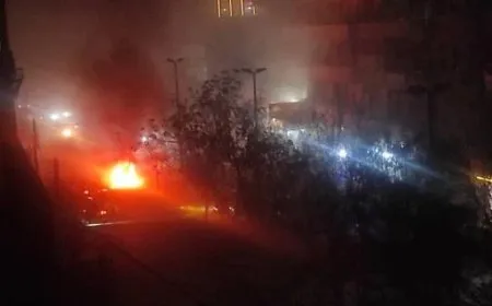 Vehicle explosion in central Manbij