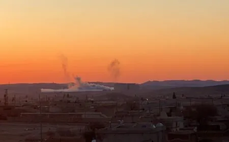 Turkish occupation warplanes bomb the iron factory in Sarrin