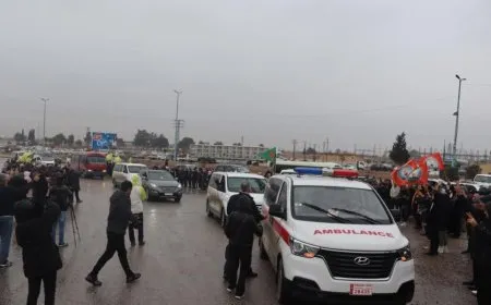 Raqqa people welcome people of Al-Jazira returning from Tishreen Dam protest