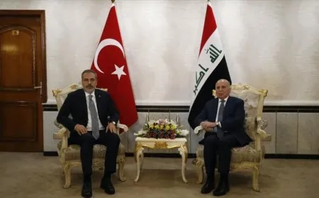 Hakan Fidan arrived in Iraq