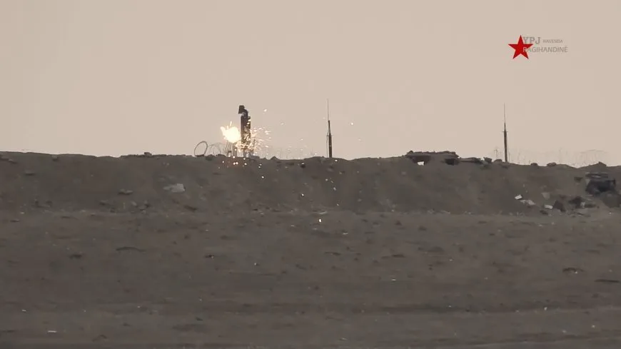 Serê Kaniyê Council Fighters kills a mercenary, destroying radar system 