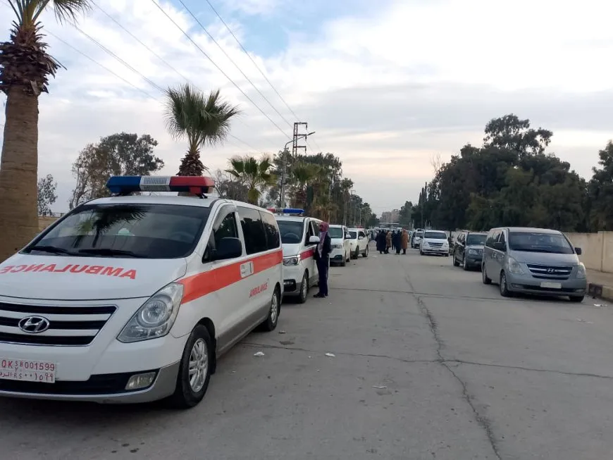 Al-Jazira Canton people set off to Tishreen Dam