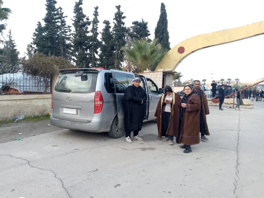 Al-Jazira Canton people set off to Tishreen Dam