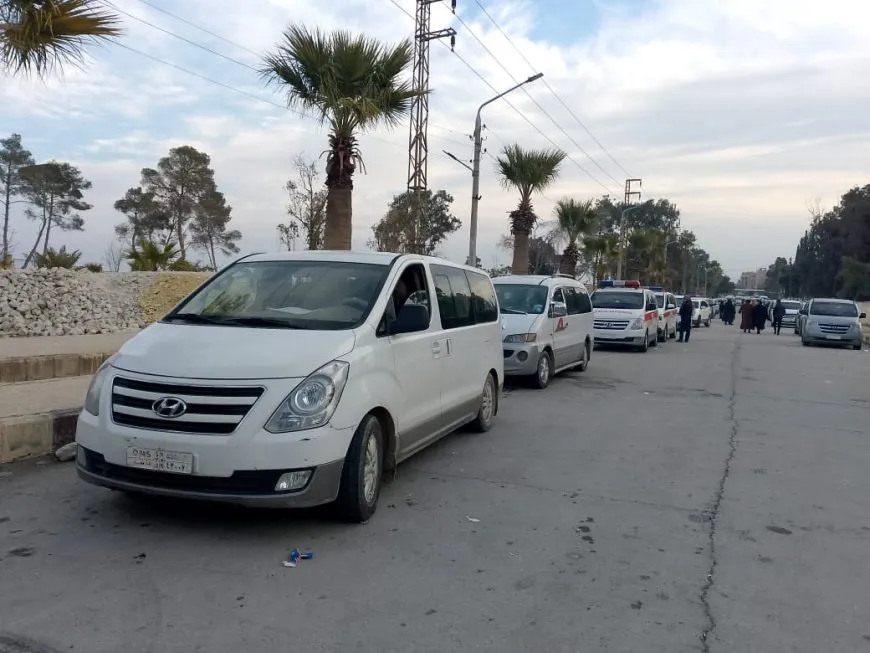 Al-Jazira Canton people set off to Tishreen Dam
