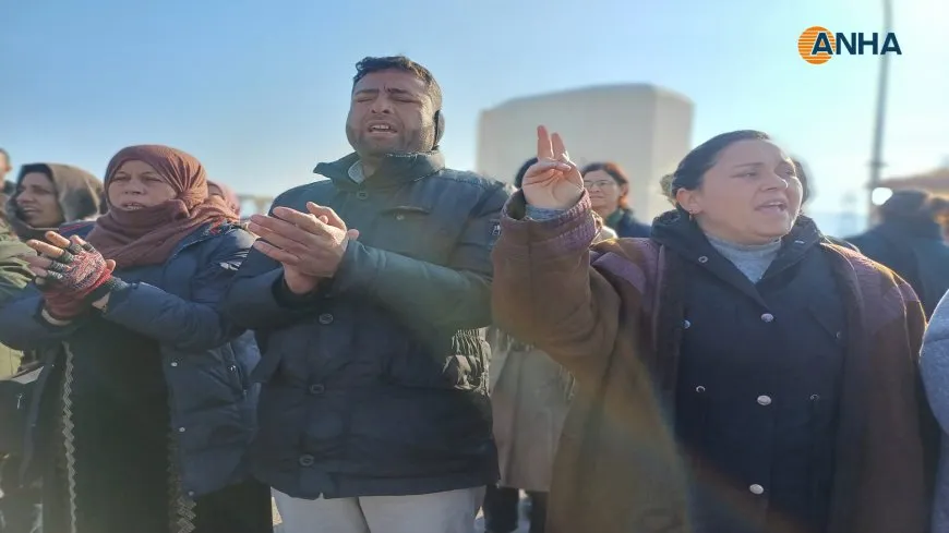 Popular solidarity at Tishrin Dam facing occupation for 6th day