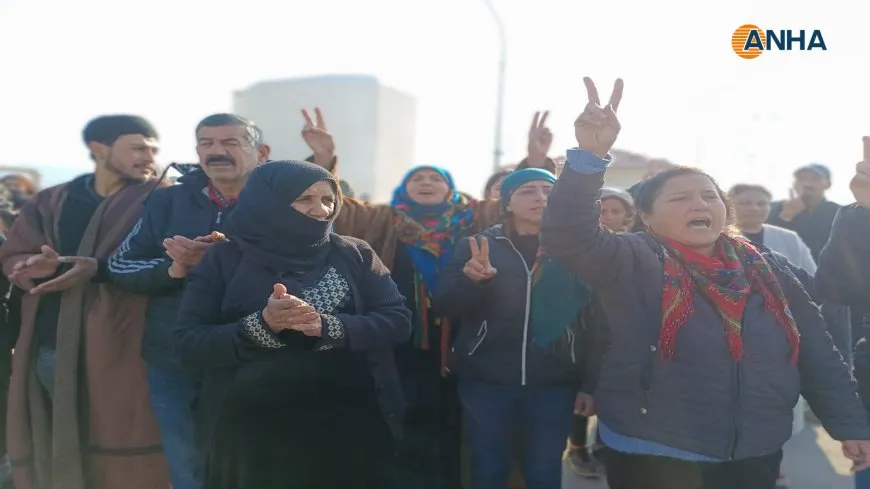 Popular solidarity at Tishrin Dam facing occupation for 6th day