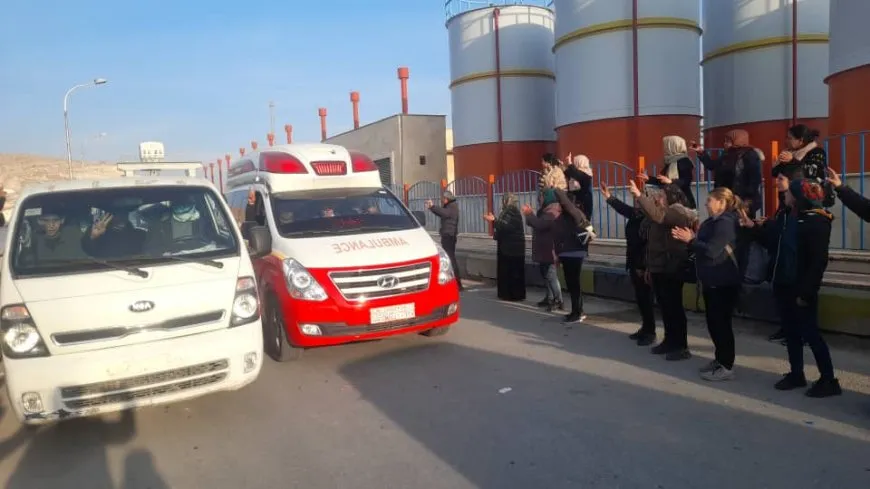 Arriving of Raqqa, Tabqa, Deir-ez-Zor residents to Tishreen Dam to join the shift