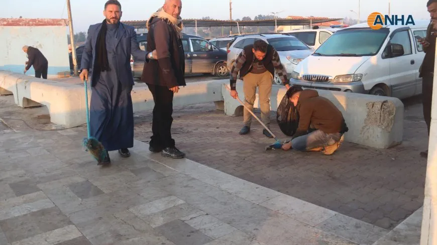 In high spirits, they continue their shift on Tishreen Dam