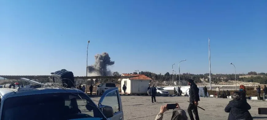 Moment of Turkish occupation’s bombardment on civilians in NE Syria