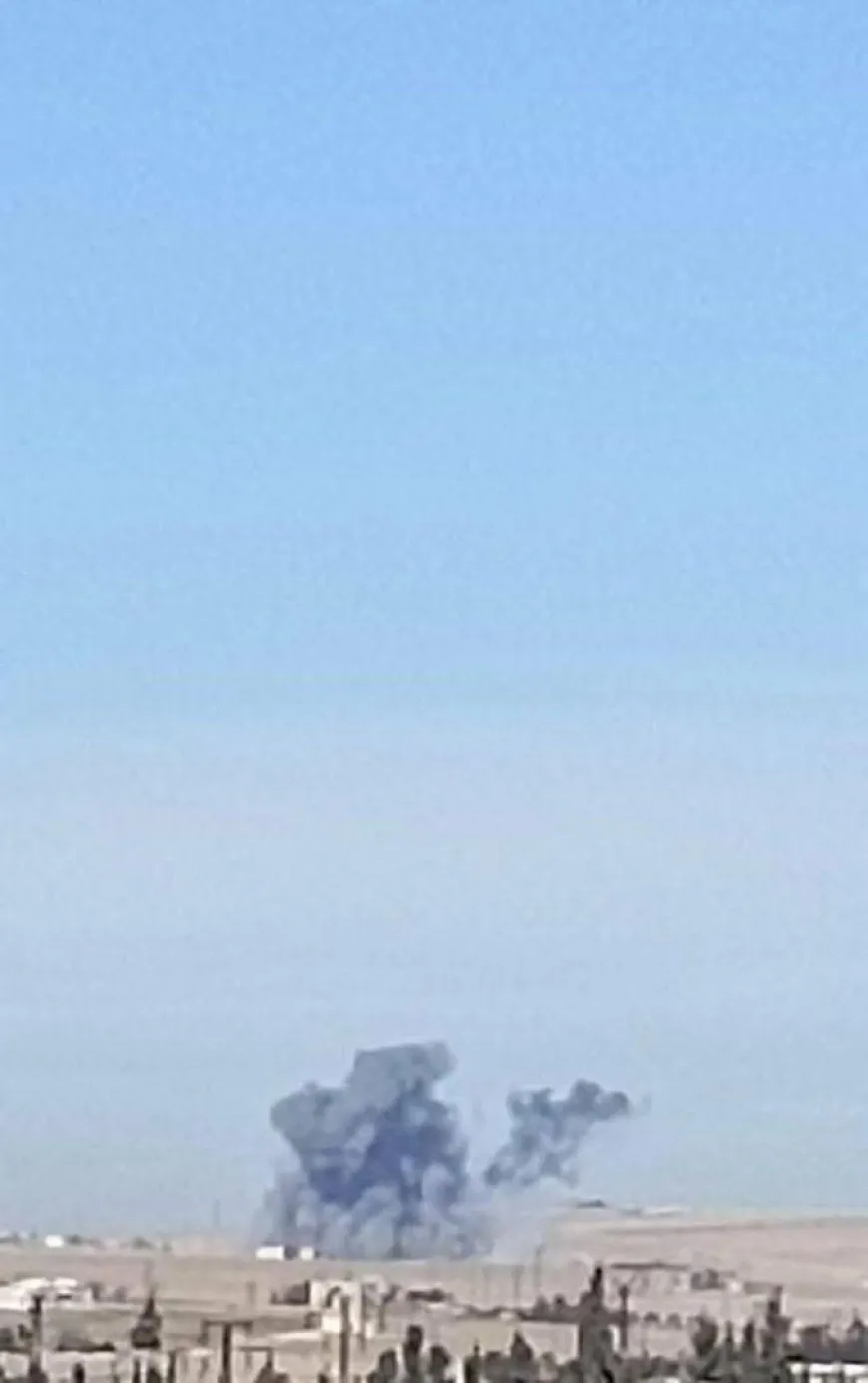 Turkish occupation bombed villages in southern countryside of Kobani