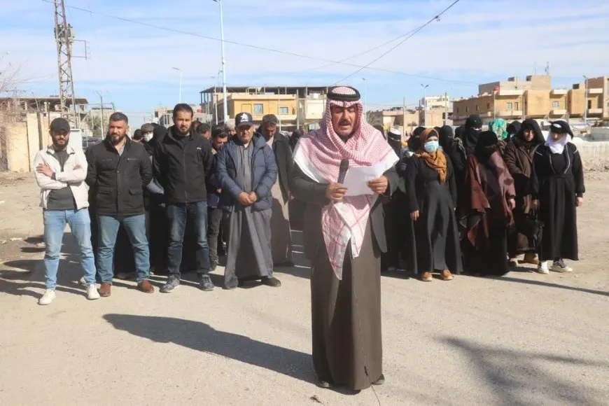 Deir ez-Zor people condemn Turkish occupation attacks on Tishreen Dam