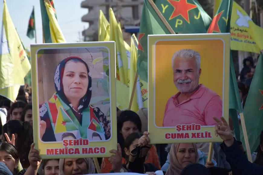  Thousands people: We are all SDF, Long live resistance of Tishreen Dam protesters