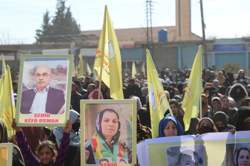 Thousands people: We are all SDF, Long live resistance of Tishreen Dam protesters