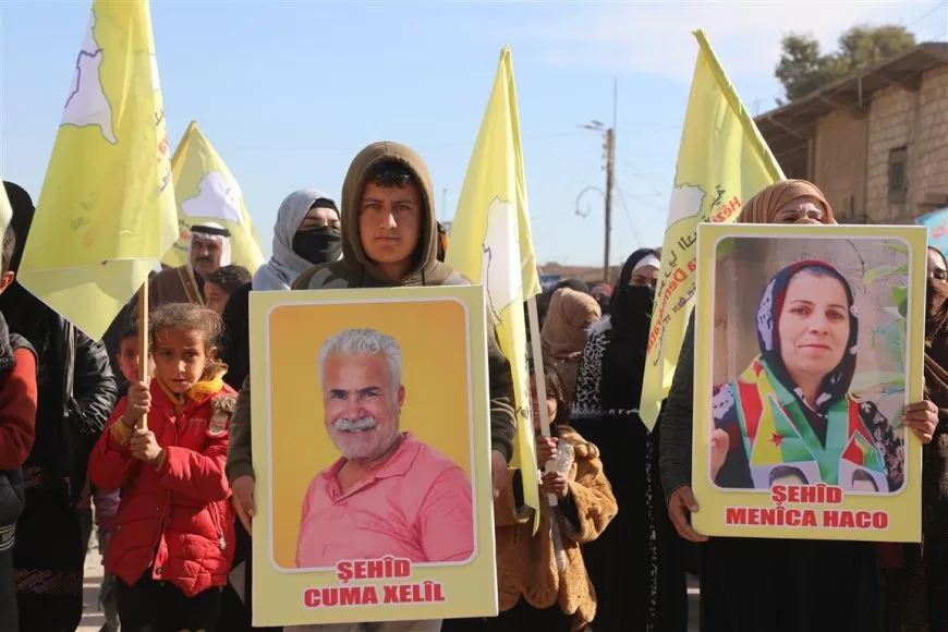  Thousands people: We are all SDF, Long live resistance of Tishreen Dam protesters