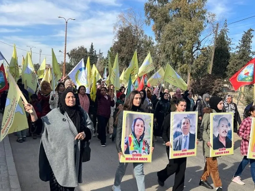  Thousands people: We are all SDF, Long live resistance of Tishreen Dam protesters