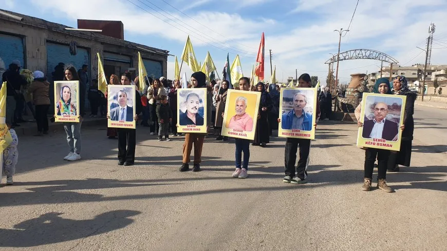  Thousands people: We are all SDF, Long live resistance of Tishreen Dam protesters