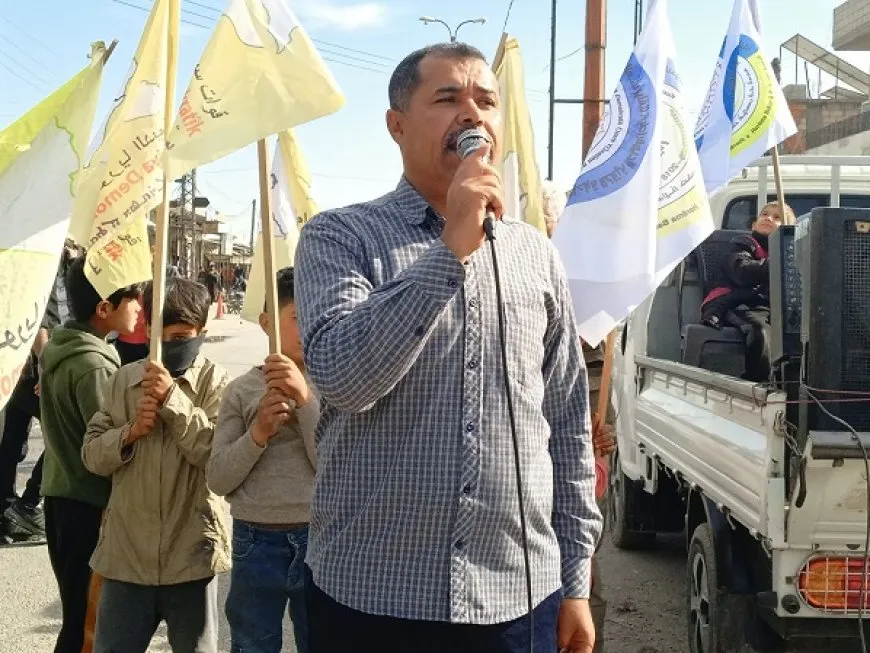  Thousands people: We are all SDF, Long live resistance of Tishreen Dam protesters