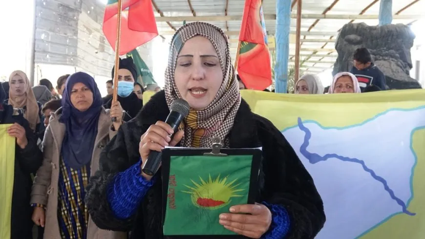  Thousands people: We are all SDF, Long live resistance of Tishreen Dam protesters