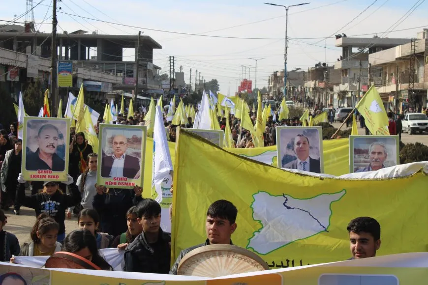  Thousands people: We are all SDF, Long live resistance of Tishreen Dam protesters